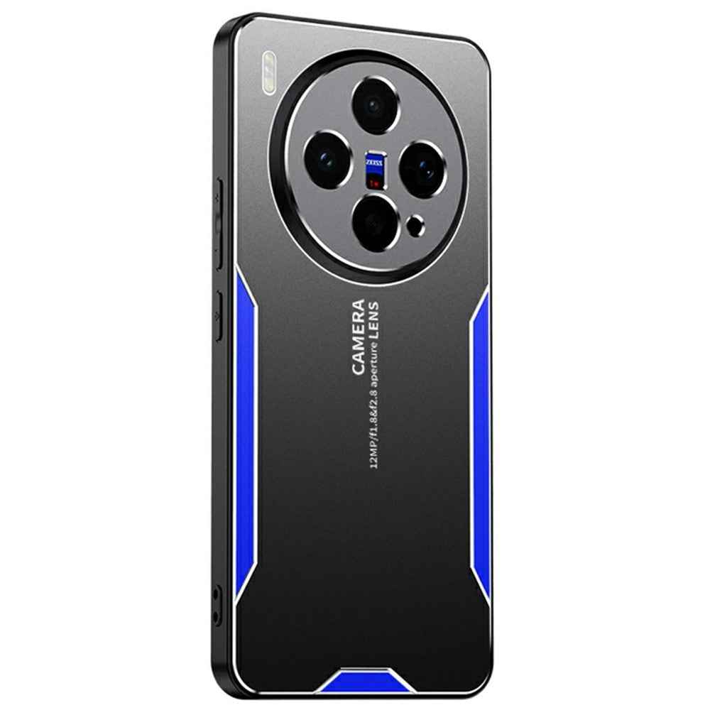 For vivo X300s 5G Phone Case Aluminium Alloy TPU PC Back Cover - Blue