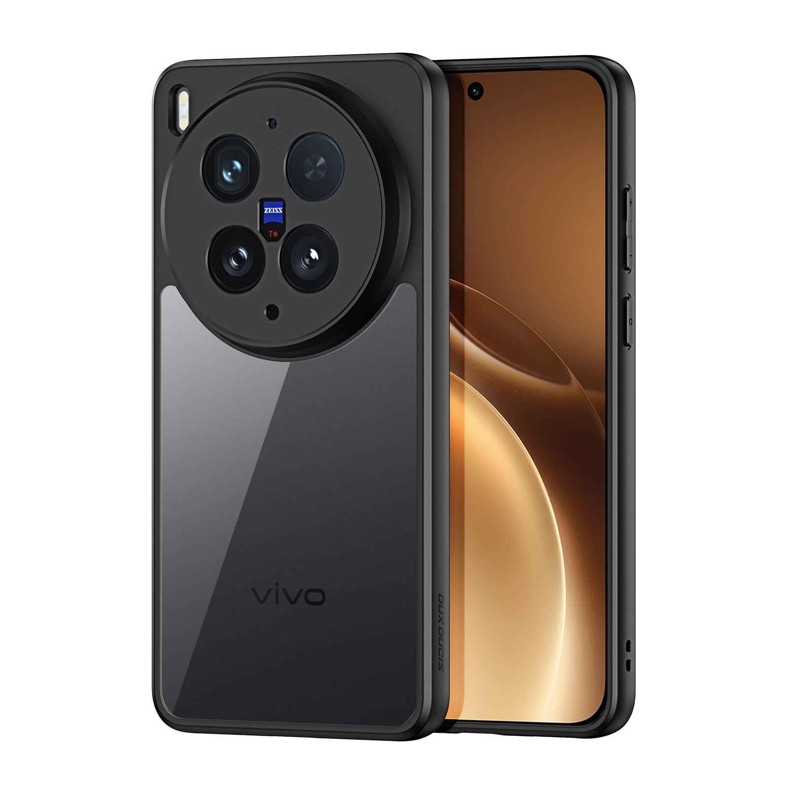 Dux Ducis For vivo X300 Ultra 5G Aimo Series PC + TPU Clear Back Phone Cover (REACH Certification) - Black