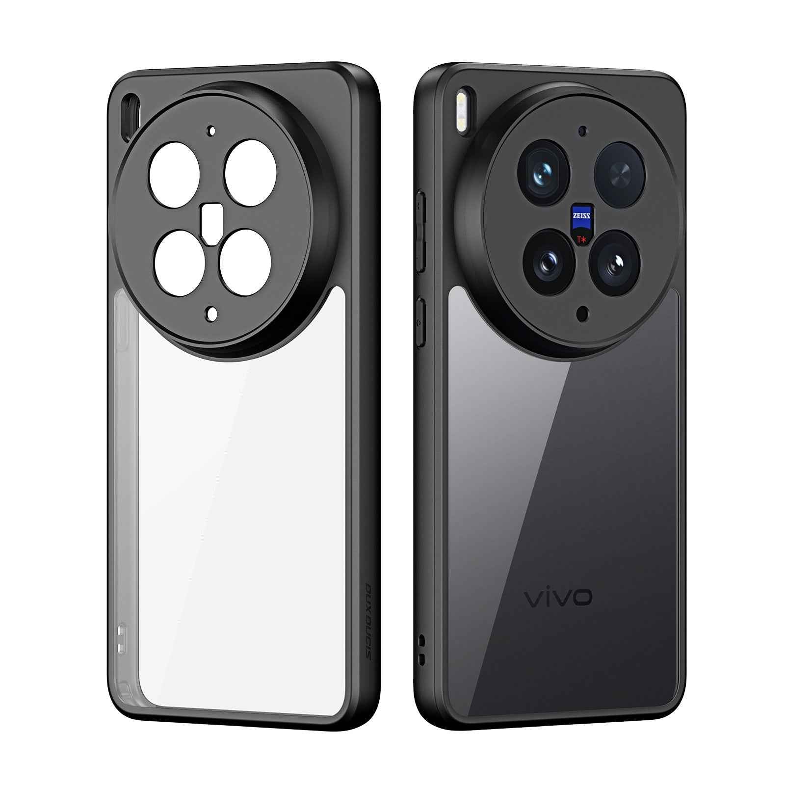 Dux Ducis For vivo X300 Ultra 5G Aimo Series PC + TPU Clear Back Phone Cover (REACH Certification) - Black