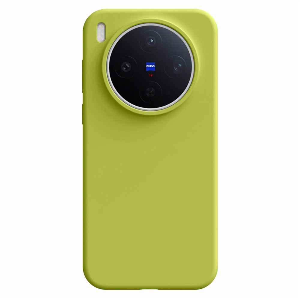 For vivo X300s 5G Case Skin-Friendly Liquid Silicone + PC Phone Cover - Green