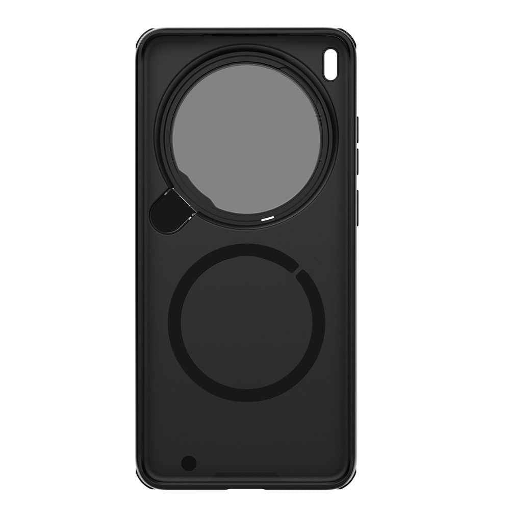 NILLKIN Camshield Prop Magnetic Series for vivo X300 Ultra 5G Case Clear Lens Lid PC TPU Phone Back Cover - Black
