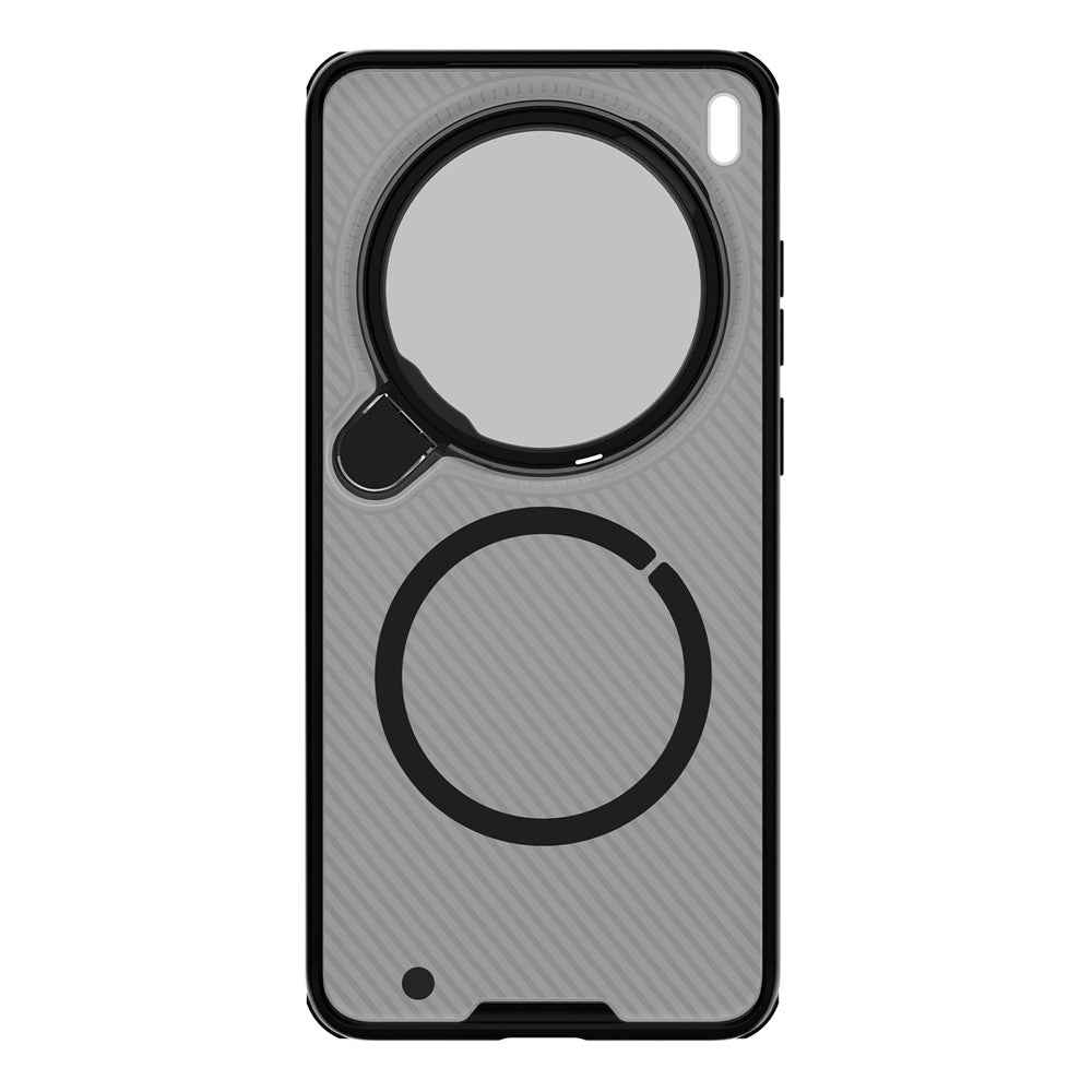 NILLKIN Camshield Prop Magnetic Series for vivo X300 Ultra 5G Case Clear Lens Lid PC TPU Phone Back Cover - Transparent Black