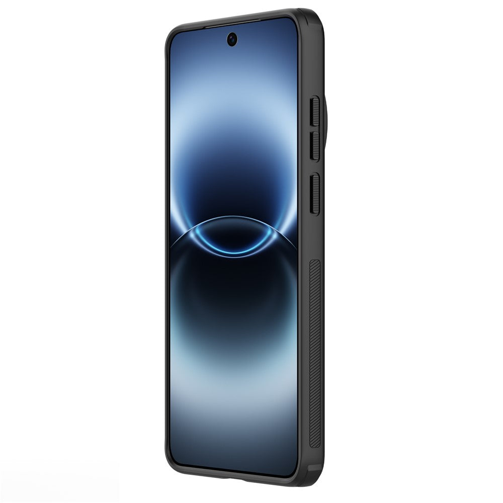 NILLKIN Super Frosted Shield Pro for vivo X300 Ultra 5G Magnetic Case PC + TPU Phone Cover - Transparent Black