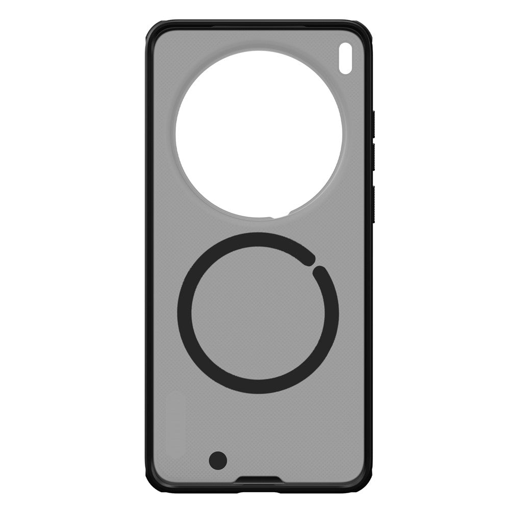 NILLKIN Super Frosted Shield Pro for vivo X300 Ultra 5G Magnetic Case PC + TPU Phone Cover - Transparent Black
