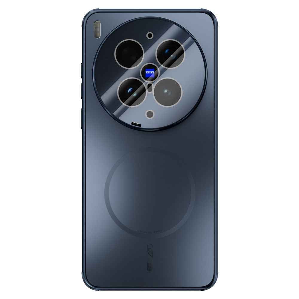 ABEEL For vivo X300 Ultra 5G Magnetic Case TPU PC Cooling Matte Phone Back Cover with Lens Film - Blue