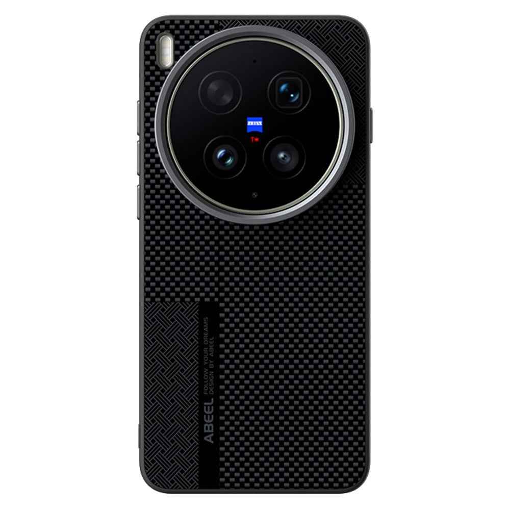 ABEEL For vivo X300 Ultra 5G Magnetic Case Ultra-thin 6D Printed Shockproof TPU PC Aluminum Alloy Leather Phone Cover - Guardian Model 2 No. 1