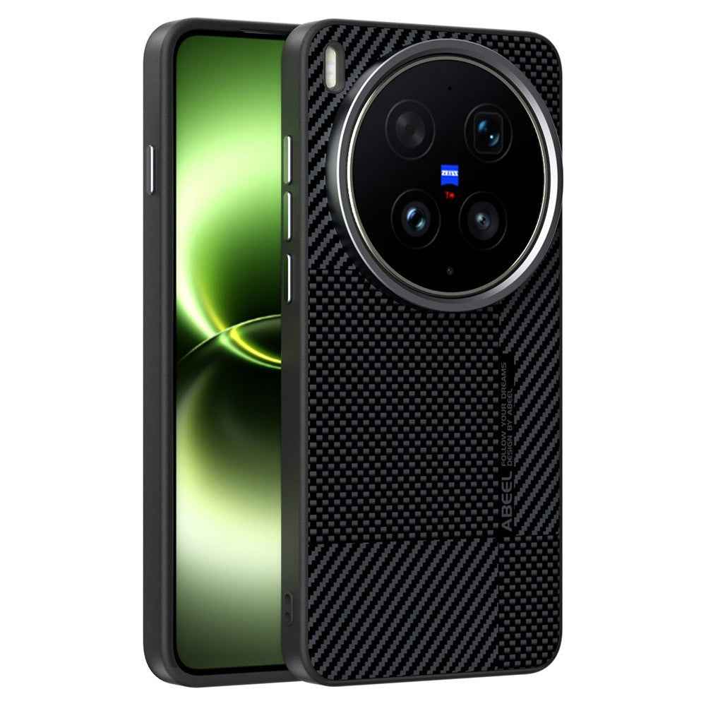 ABEEL For vivo X300 Ultra 5G Magnetic Case Ultra-thin 6D Printed Shockproof TPU PC Aluminum Alloy Leather Phone Cover - Guardian Model 2 No. 2