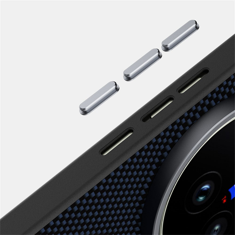 ABEEL For vivo X300 Ultra 5G Magnetic Case Printed PC TPU Aluminum Alloy Leather Phone Cover - Gold