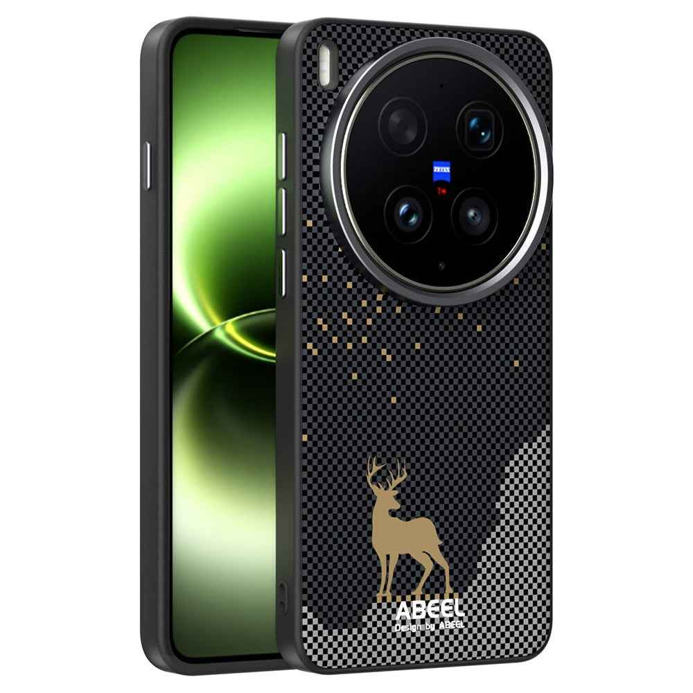 ABEEL For vivo X300 Ultra 5G Magnetic Case Ultra Slim PC TPU Phone Back Cover - Deer