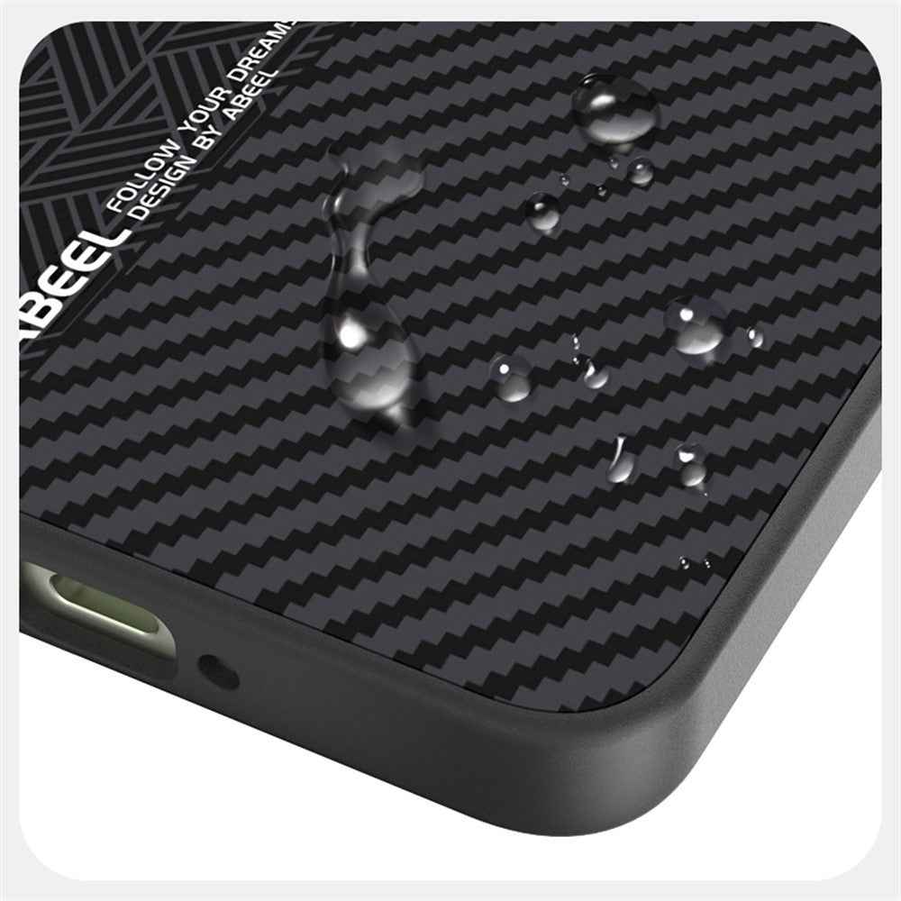 ABEEL For vivo X300s 5G Magnetic Case PC + TPU + Aluminum Alloy + PU Leather Slim Phone Back Cover - Texture 3