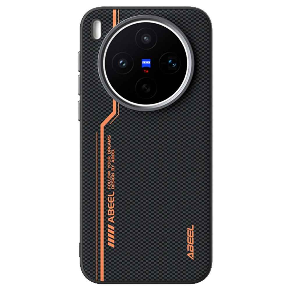 ABEEL For vivo X300s 5G Magnetic Case Micro-Embossing 6D Printed PC TPU Aluminum Alloy Leather Phone Cover - Outstanding No. 2