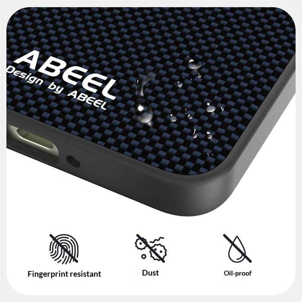 ABEEL For vivo X300s 5G Magnetic Case Printed PC TPU Aluminum Alloy Leather Phone Cover - Blue