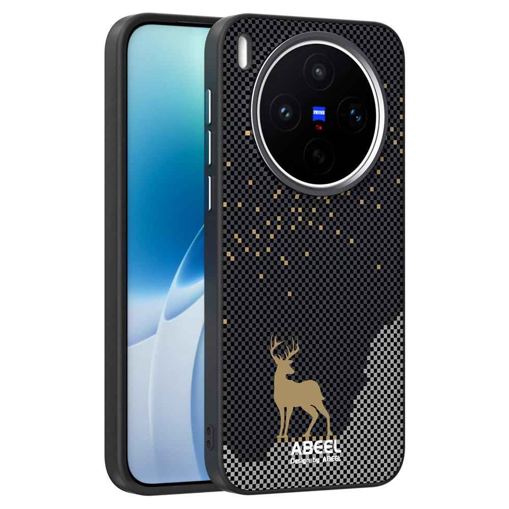 ABEEL For vivo X300s 5G Magnetic Case Ultra Slim PC TPU Phone Back Cover - Deer