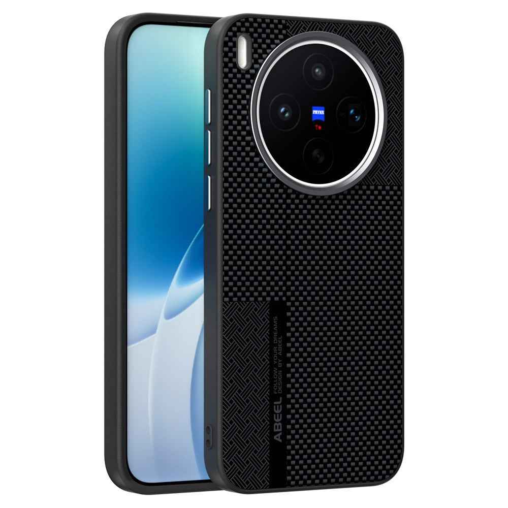 ABEEL For vivo X300s 5G Magnetic Case Ultra-thin 6D Printed Shockproof TPU PC Aluminum Alloy Leather Phone Cover - Guardian Model 2 No. 1