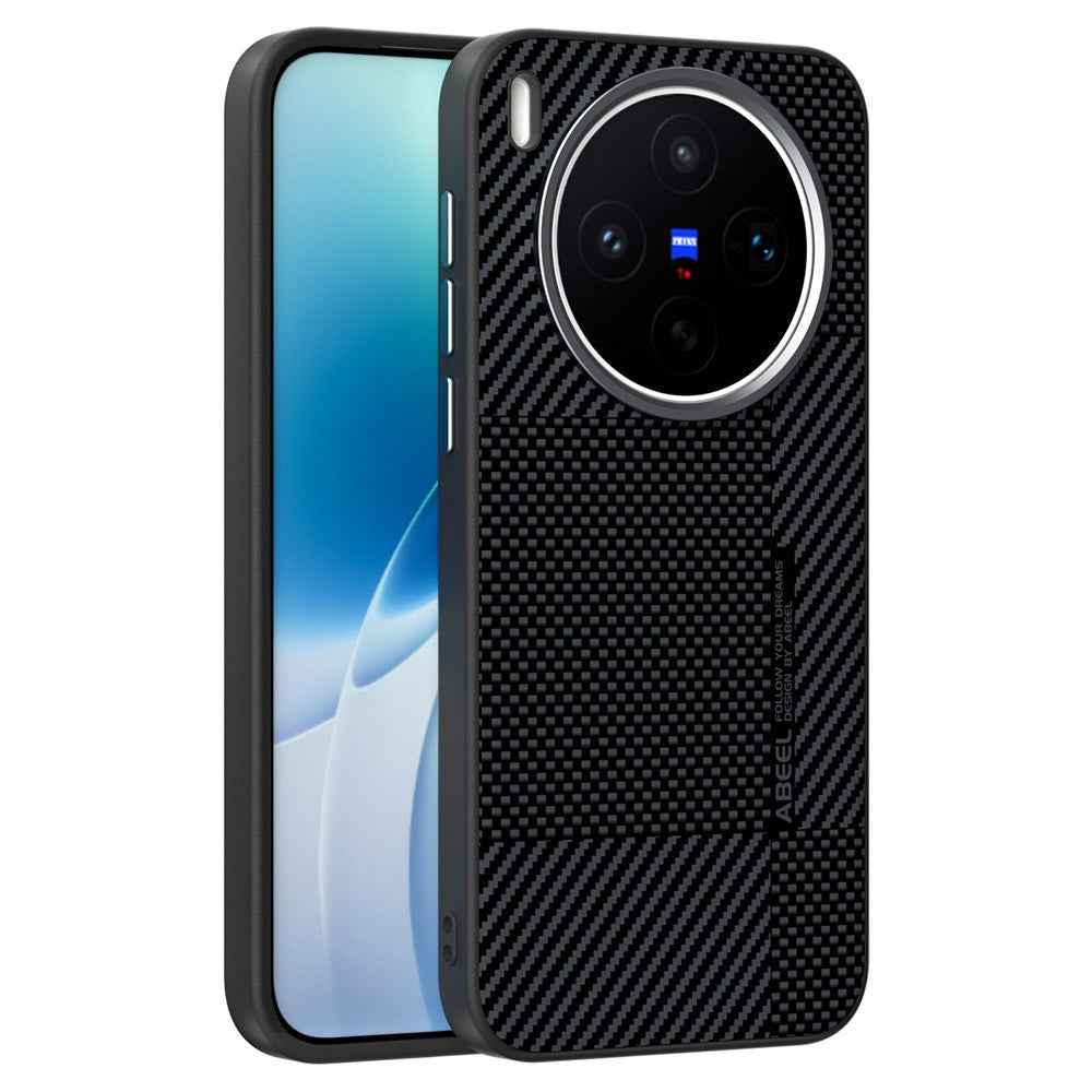 ABEEL For vivo X300s 5G Magnetic Case Ultra-thin 6D Printed Shockproof TPU PC Aluminum Alloy Leather Phone Cover - Guardian Model 2 No. 2