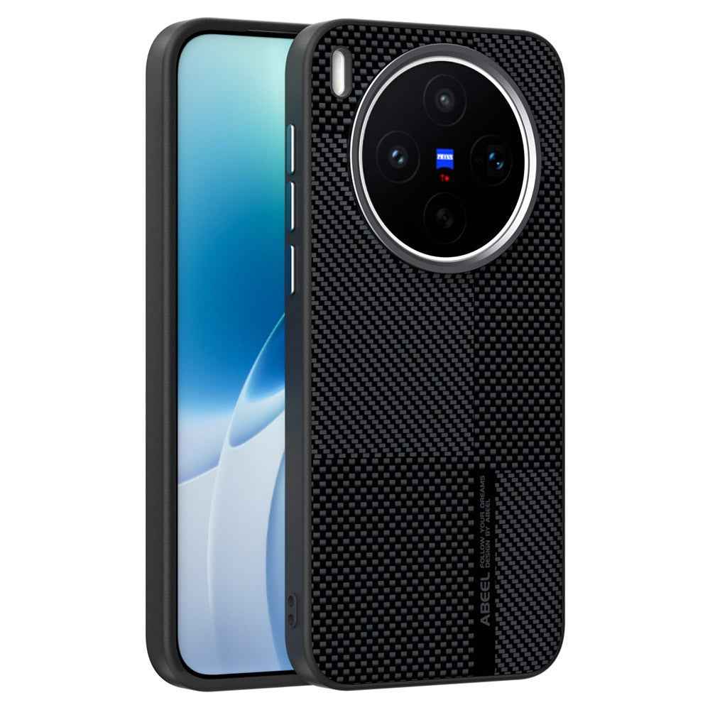 ABEEL For vivo X300s 5G Magnetic Case Ultra-thin 6D Printed Shockproof TPU PC Aluminum Alloy Leather Phone Cover - Guardian Model 2 No. 3