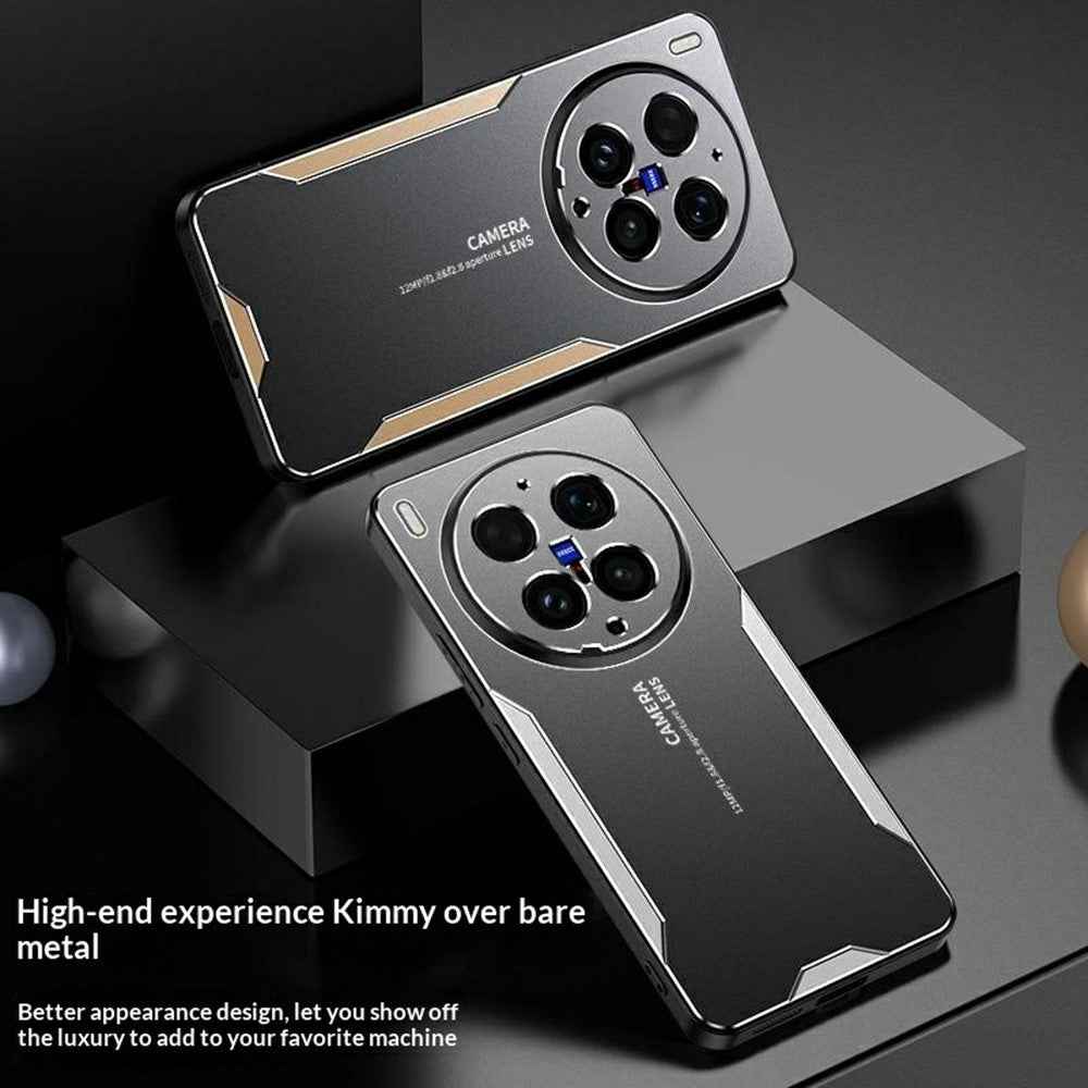 For vivo X300 Ultra 5G Phone Case Aluminium Alloy TPU PC Back Cover - Blue
