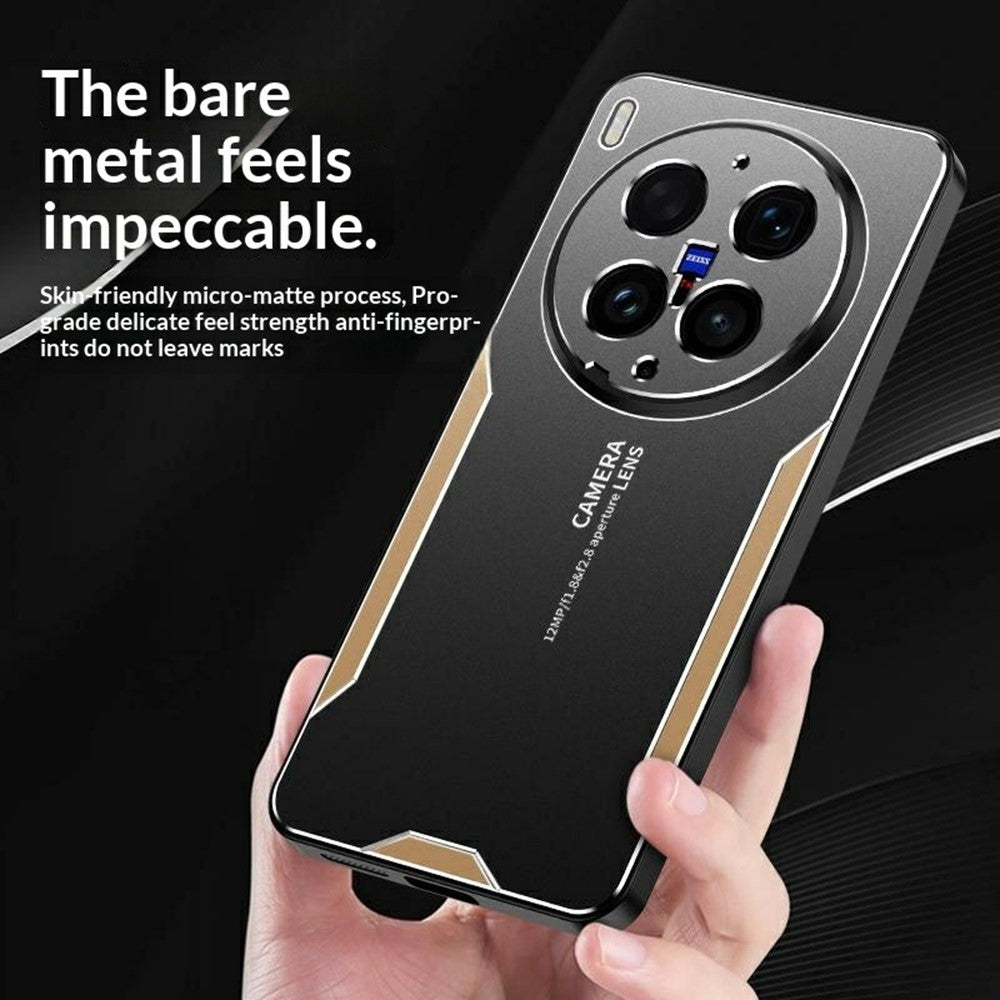 For vivo X300 Ultra 5G Phone Case Aluminium Alloy TPU PC Back Cover - Blue