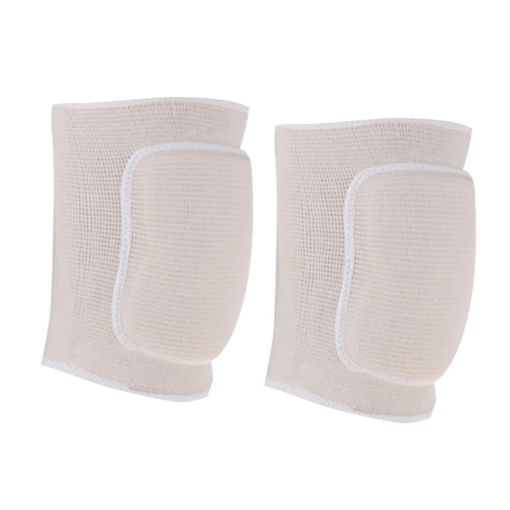 Outdoor Exercise Dance Soccer Roller Skating Protective Knee Sleeve Pad  White