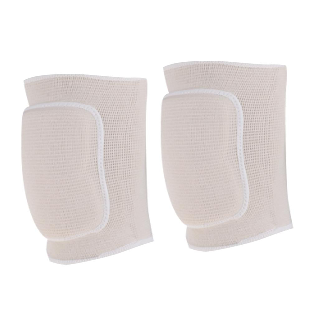 Outdoor Exercise Dance Soccer Roller Skating Protective Knee Sleeve Pad  White