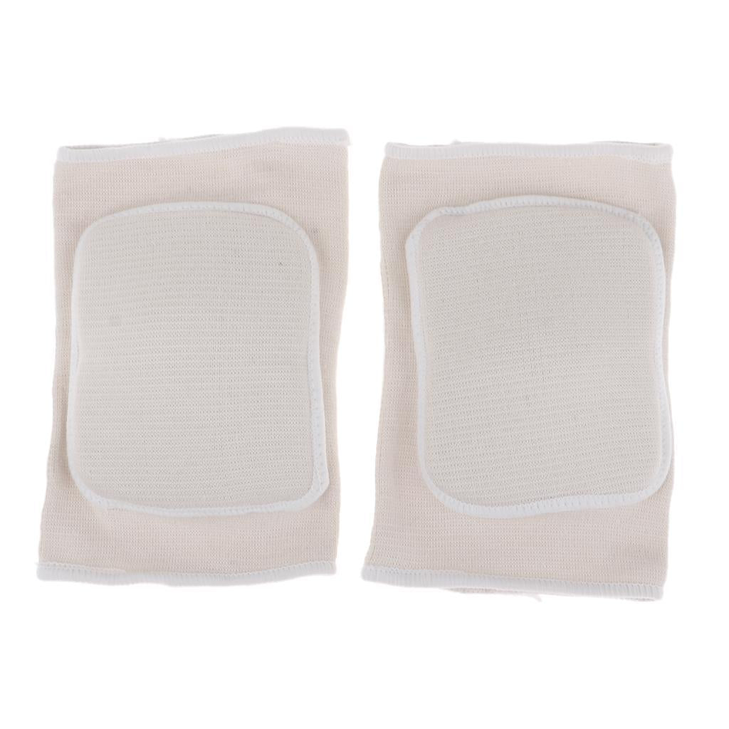 Outdoor Exercise Dance Soccer Roller Skating Protective Knee Sleeve Pad  White
