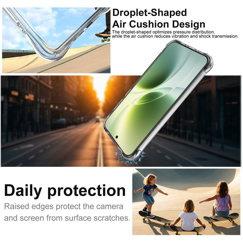 IMAK For vivo X300s 5G Case TPU Phone Cover Airbag Shockproof Protection - Transparent
