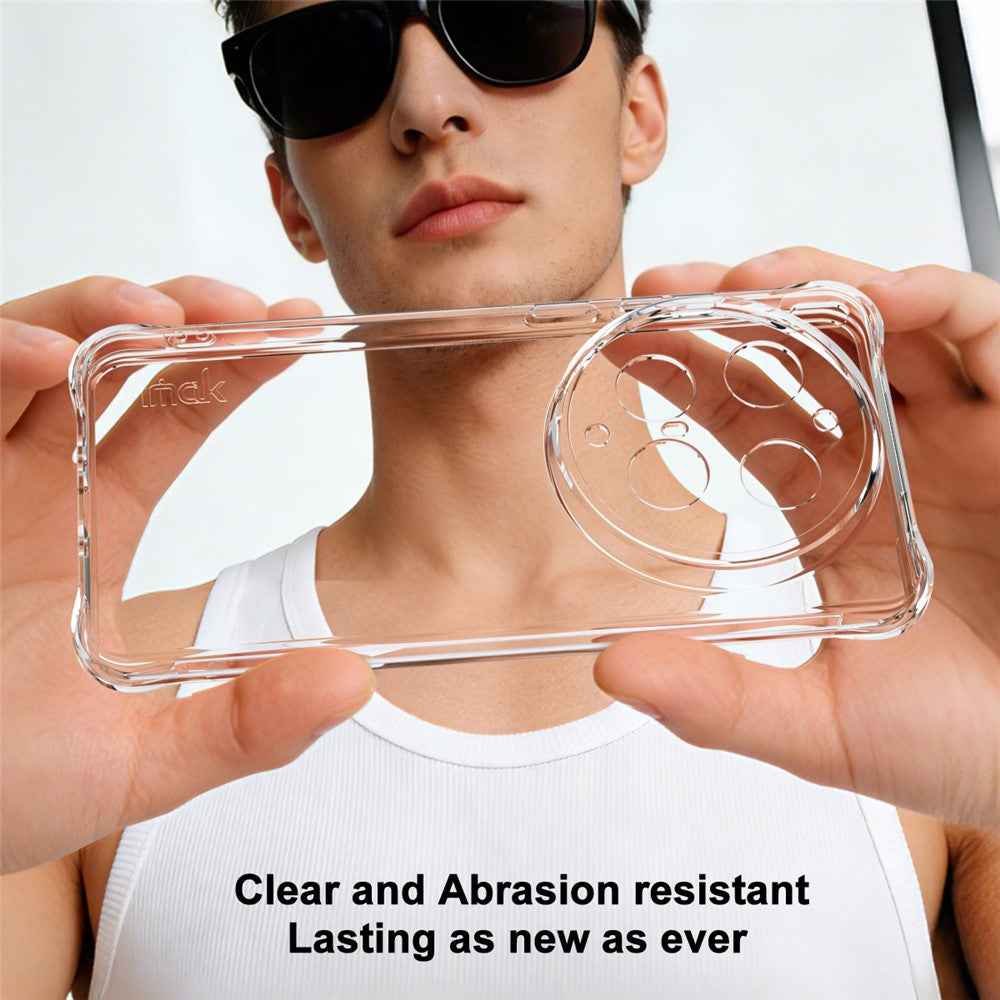 IMAK For vivo X300 Ultra 5G Case TPU Phone Cover Airbag Shockproof Protection - Transparent