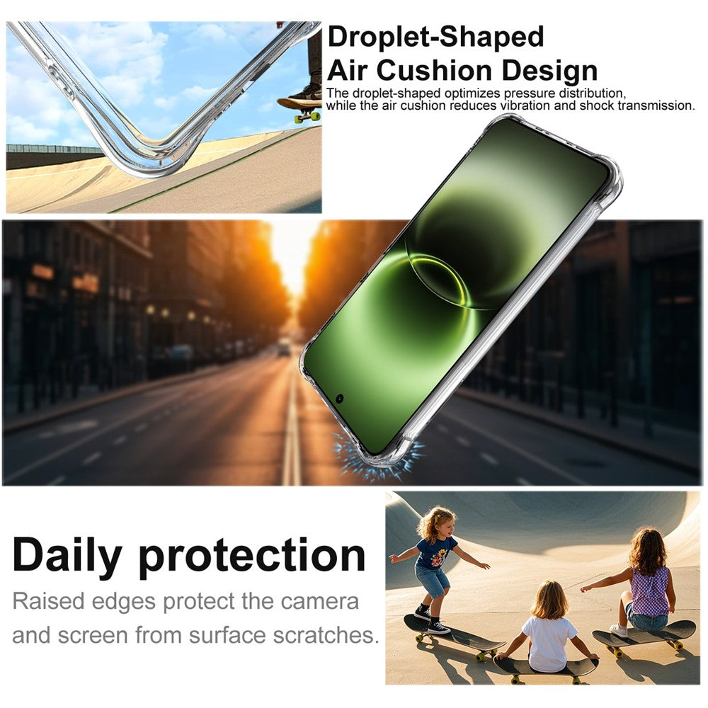 IMAK For vivo X300 Ultra 5G Case TPU Phone Cover Airbag Shockproof Protection - Transparent
