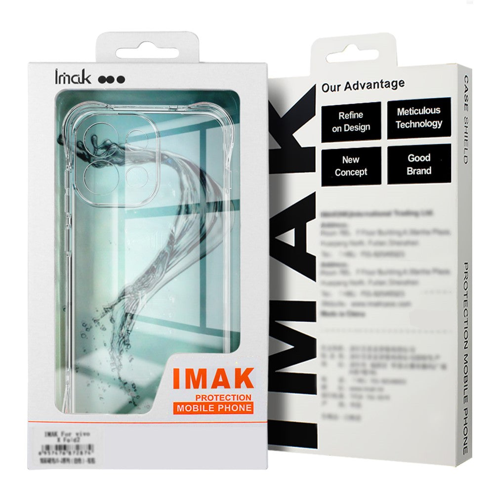 IMAK For vivo X300 Ultra 5G Case TPU Phone Cover Airbag Shockproof Protection - Transparent