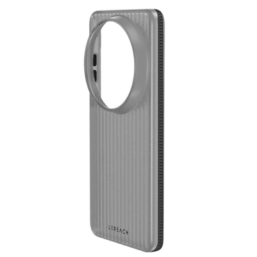 LEREACH TOC Series for vivo X300 Ultra 5G Case Flowing Grid PC Phone Cover - Black