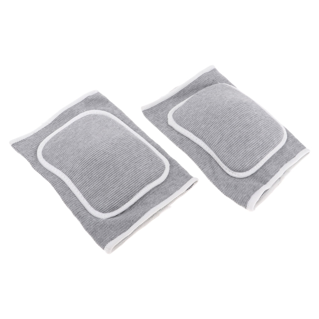 Outdoor Exercise Dance Soccer Roller Skating Protective Knee Sleeve Pad  Gray