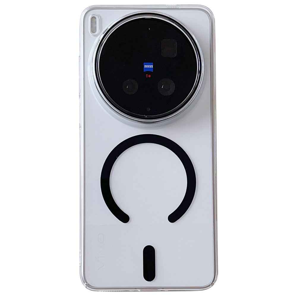 For vivo X300 Ultra 5G Magnetic Case Protective TPU + PC Phone Cover - Black