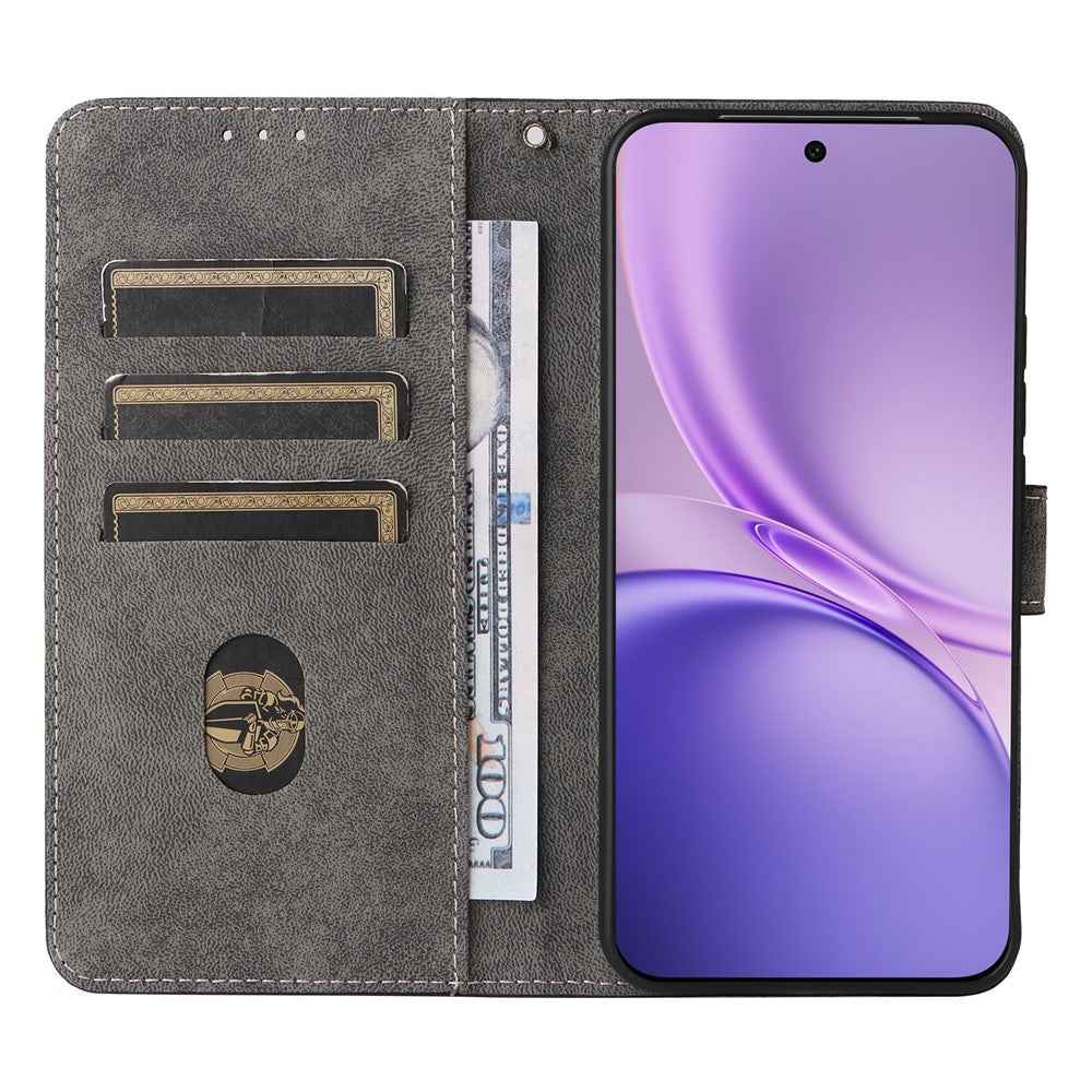 For vivo X300 FE 5G / S50 Pro mini 5G Wallet RFID Blocking PU Leather Phone Cover Stand with Strap - Brown