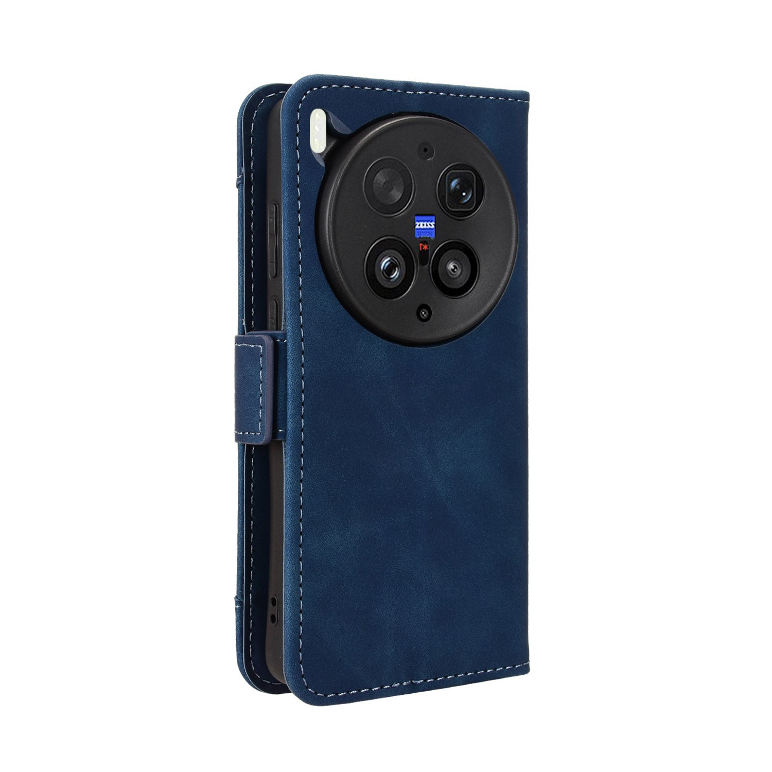 For vivo X300 Ultra 5G Leather Case Phone Wallet Cover with Multiple Card Slots - Blue