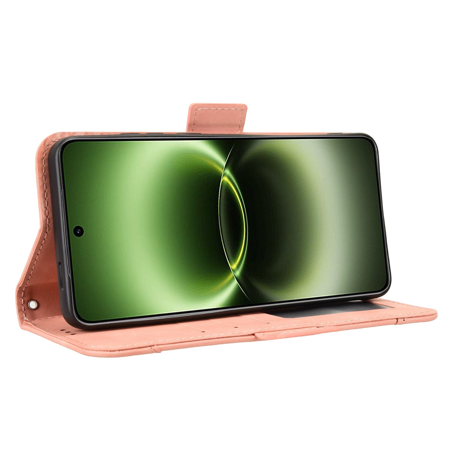 For vivo X300 Ultra 5G Leather Case Phone Wallet Cover with Multiple Card Slots - Pink