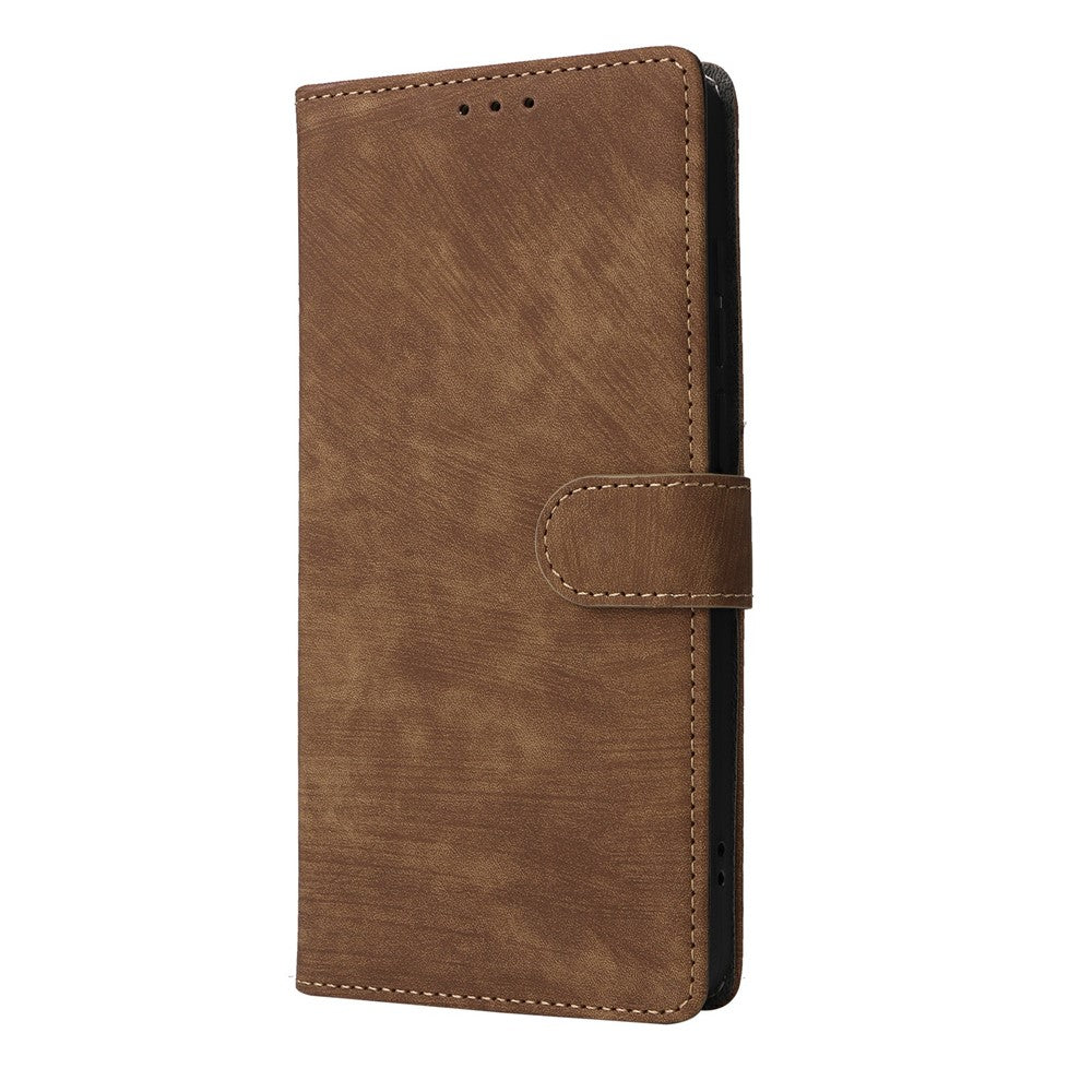 For vivo X300 Ultra 5G Case Wallet RFID Blocking PU Leather Phone Cover Stand with Strap - Brown