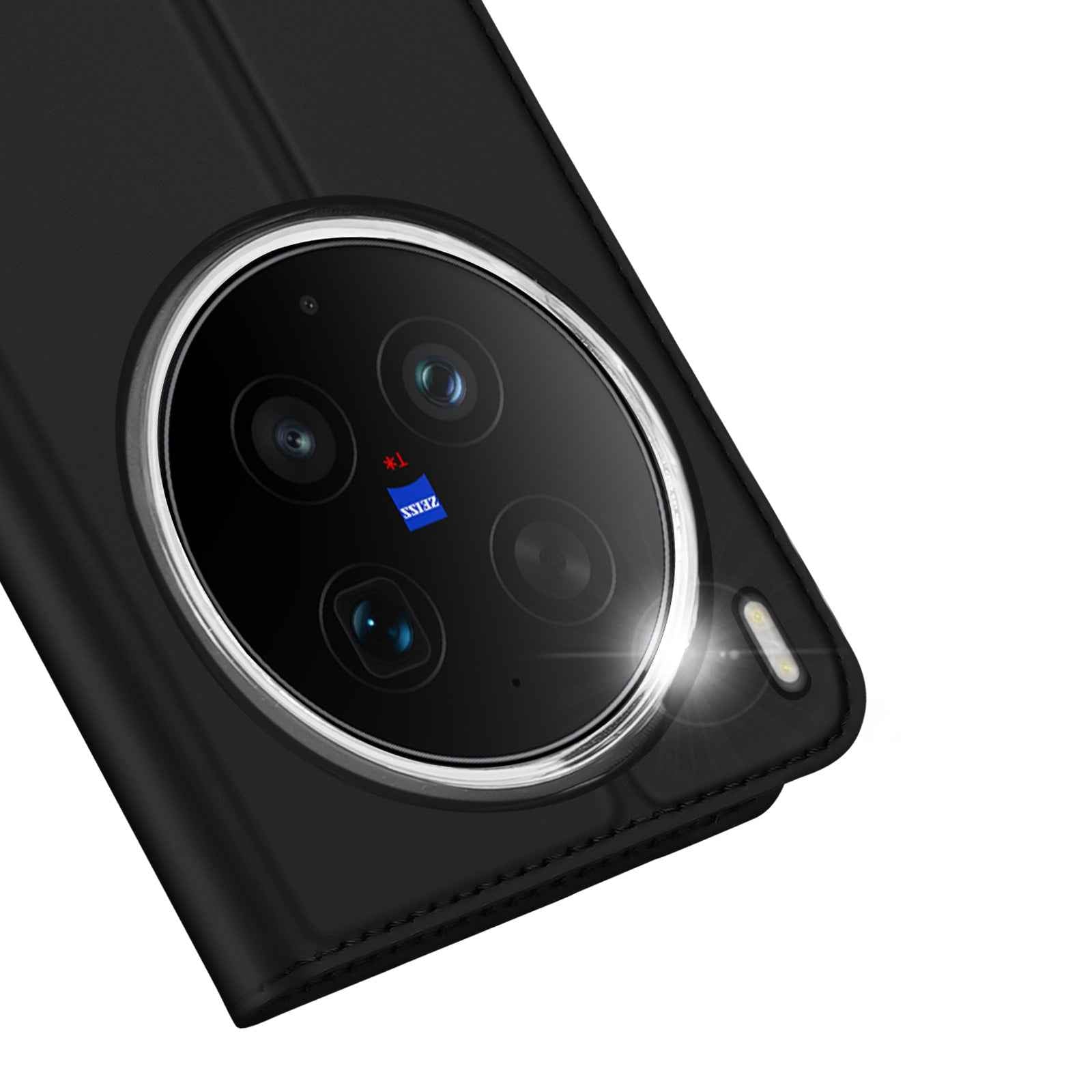 Dux Ducis for vivo X300 Ultra 5G Case DUX DUCIS Skin Pro Series Leather Stand Cover Card Holder - Black
