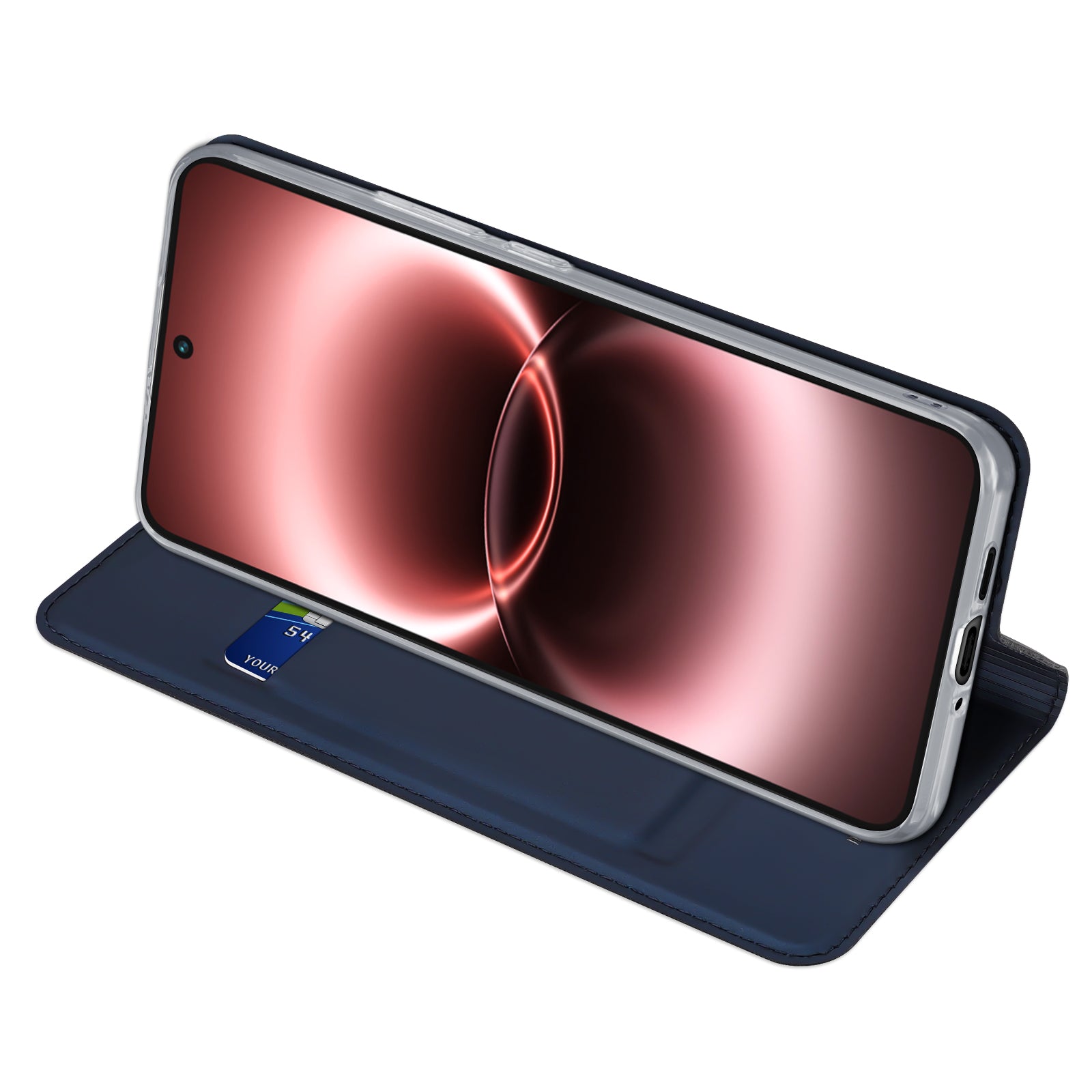 Dux Ducis for vivo X300 Ultra 5G Case DUX DUCIS Skin Pro Series Leather Stand Cover Card Holder - Blue