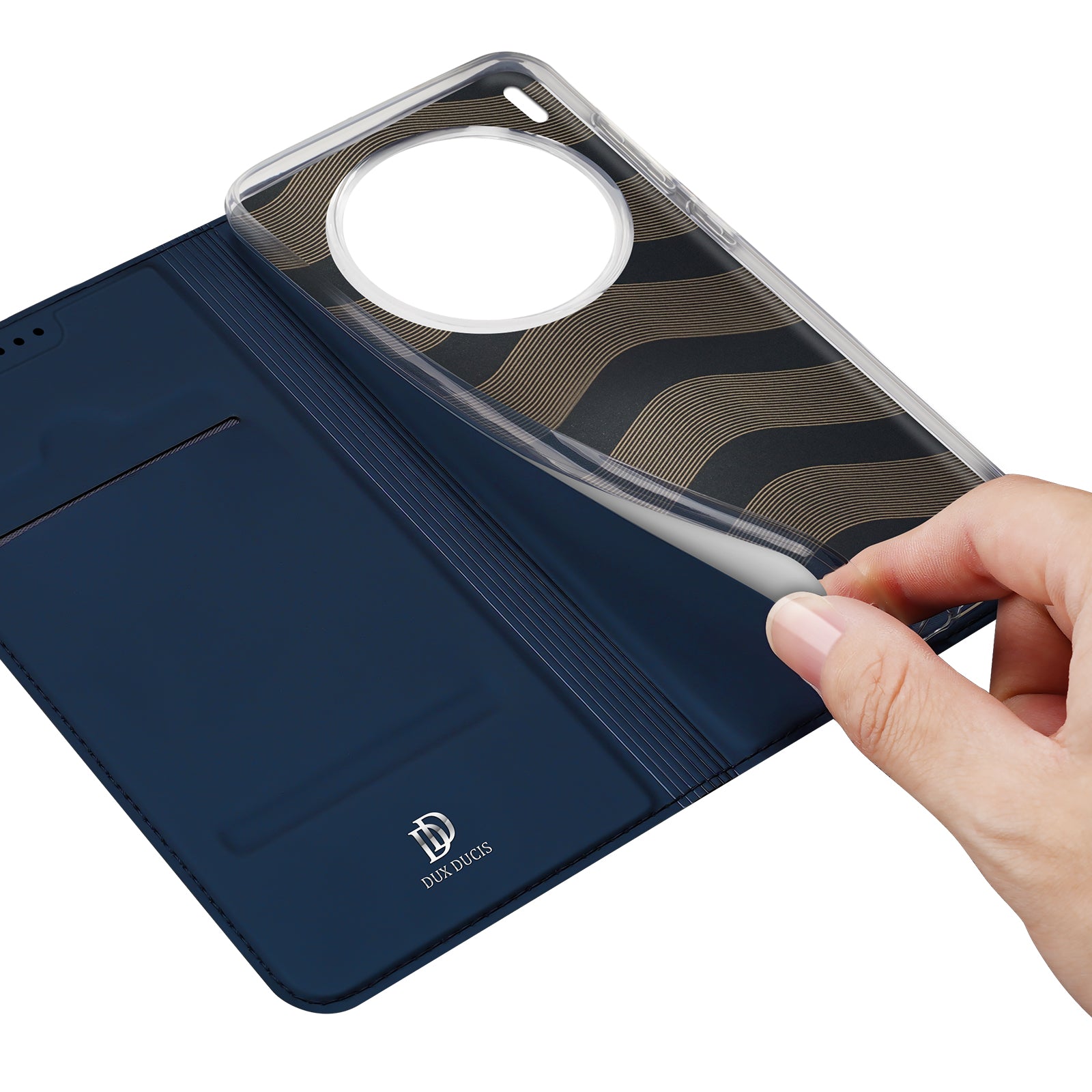 Dux Ducis for vivo X300 Ultra 5G Case DUX DUCIS Skin Pro Series Leather Stand Cover Card Holder - Blue