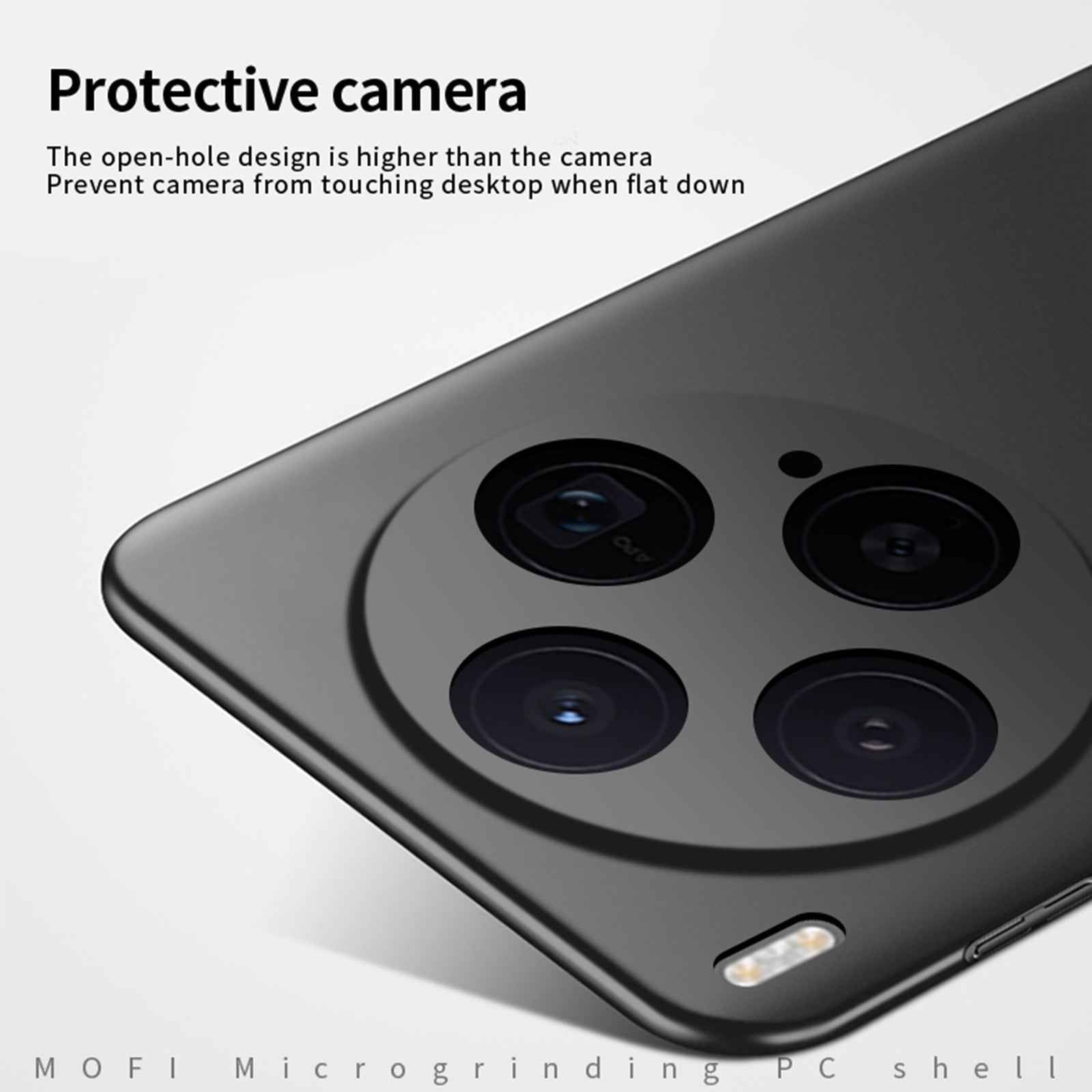 Mofi for vivo X300 5G Phone Case MOFI Shield Matte Series Ultra Slim PC Protective Cover - Red