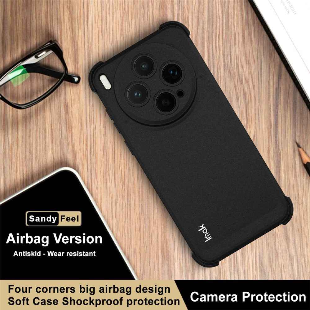 IMAK For vivo X300s 5G Case TPU Phone Cover Airbag Shockproof Protection - Matte Black
