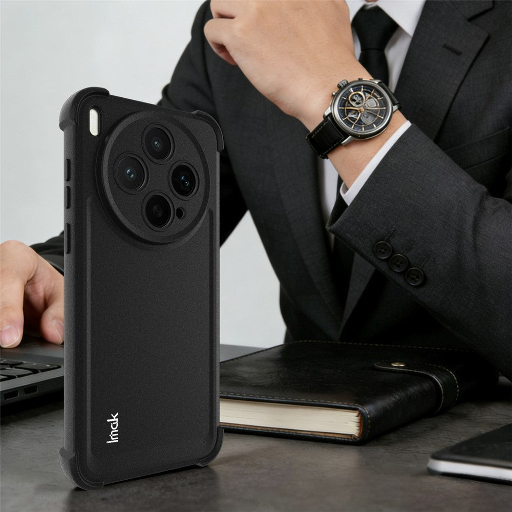 IMAK For vivo X300s 5G Case TPU Phone Cover Airbag Shockproof Protection - Matte Black