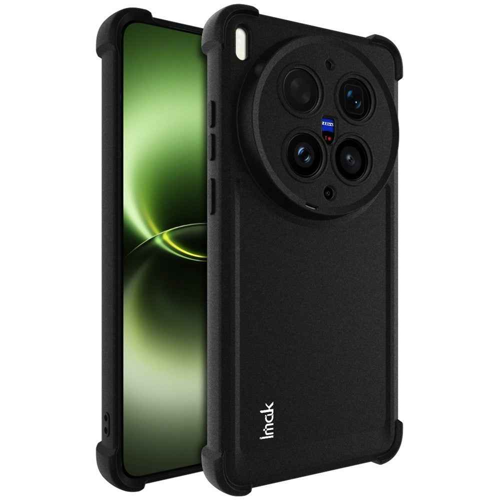 IMAK For vivo X300 Ultra 5G Case TPU Phone Cover Airbag Shockproof Protection - Matte Black