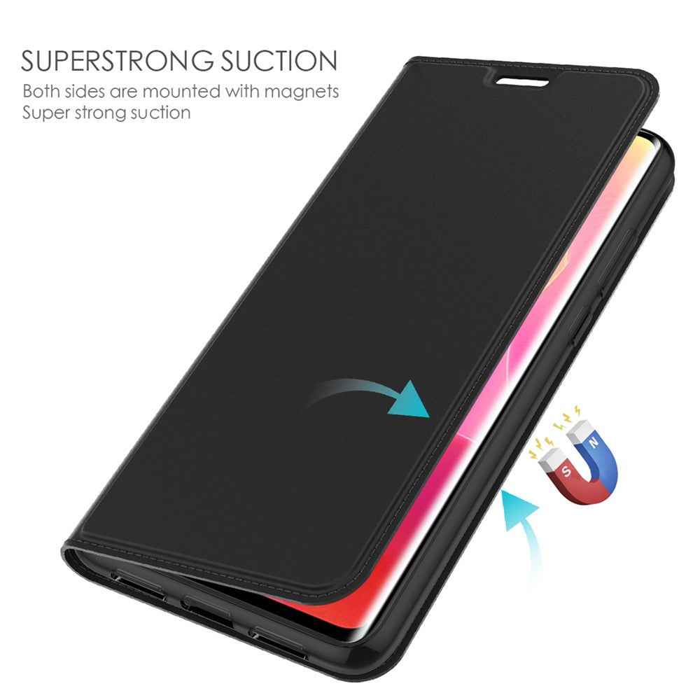 For vivo X300 Ultra 5G Case PU Leather Phone Cover with Card Holder Stand - Black