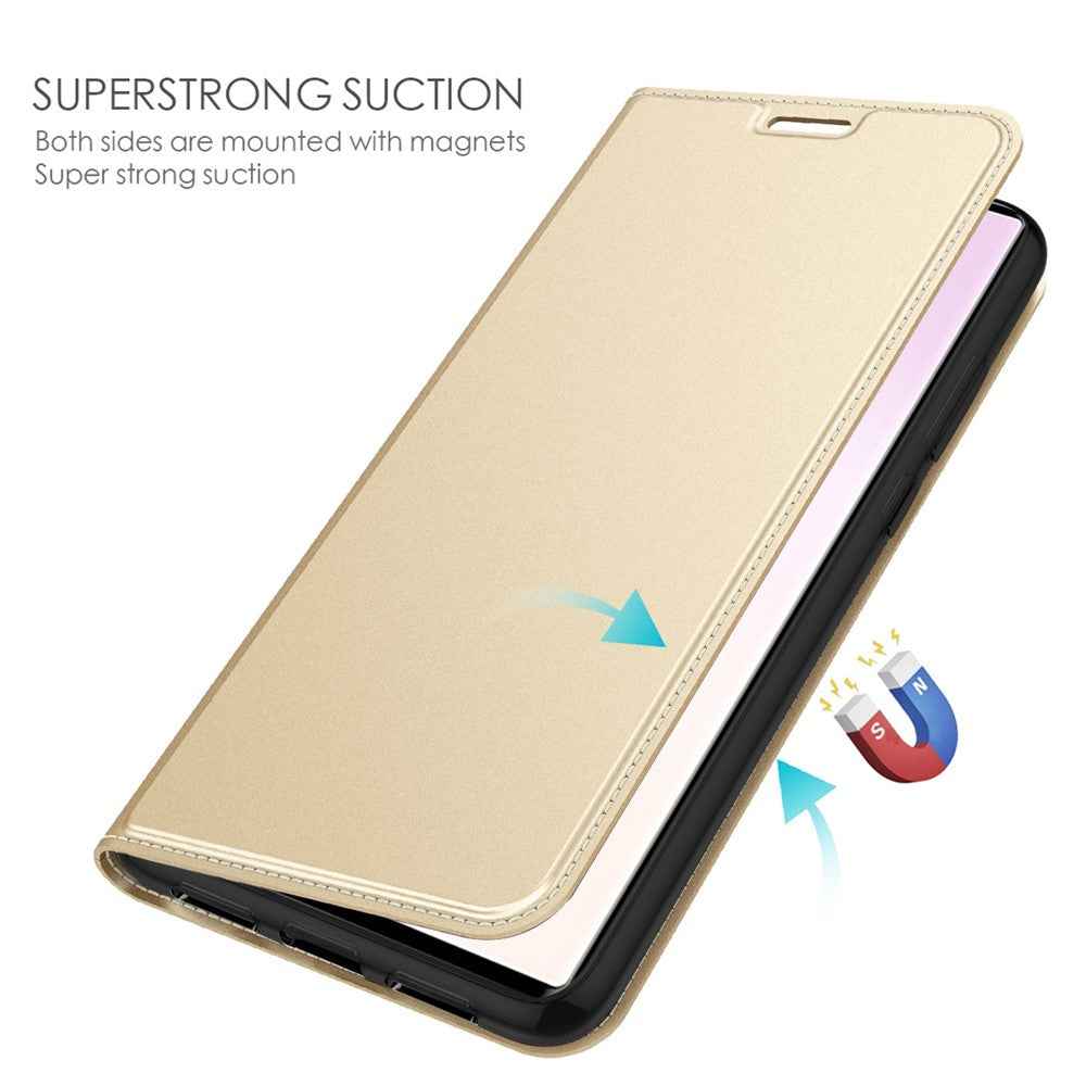 For vivo X300 Ultra 5G Case PU Leather Phone Cover with Card Holder Stand - Gold
