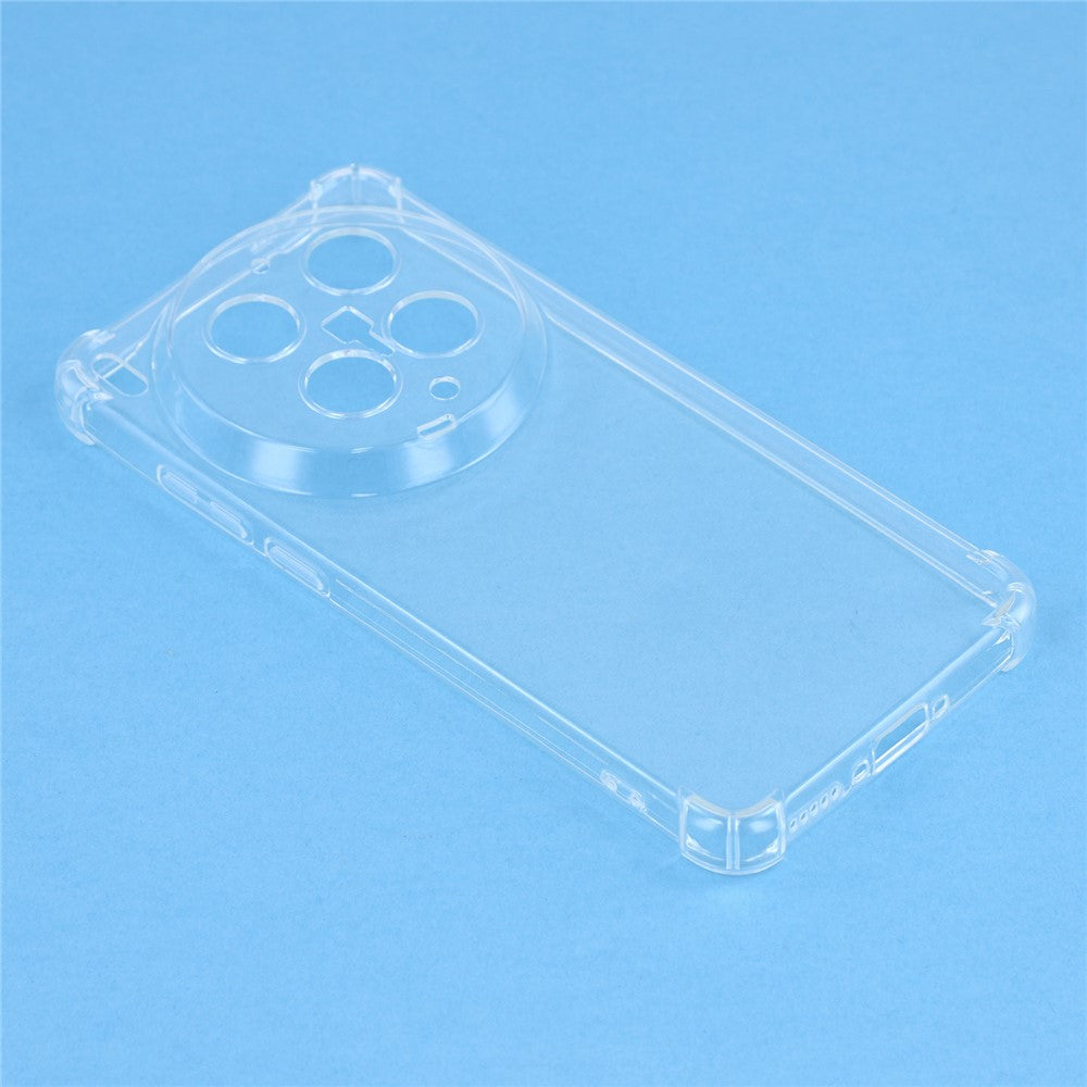 For vivo X300 Ultra 5G TPU Case Reinforced Corners Drop-proof Phone Cover - Transparent