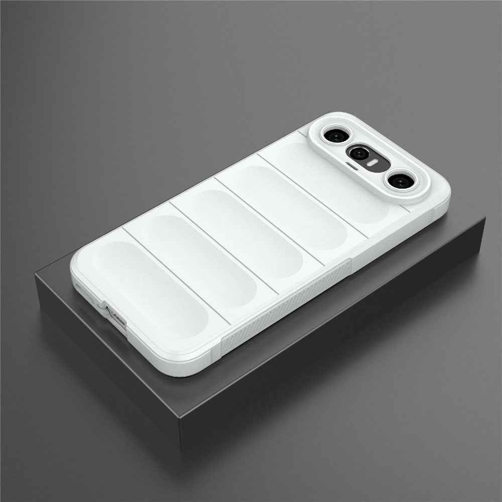 For vivo X300 FE 5G Phone Case Anti-Drop Soft TPU Rugged Back Cover - White
