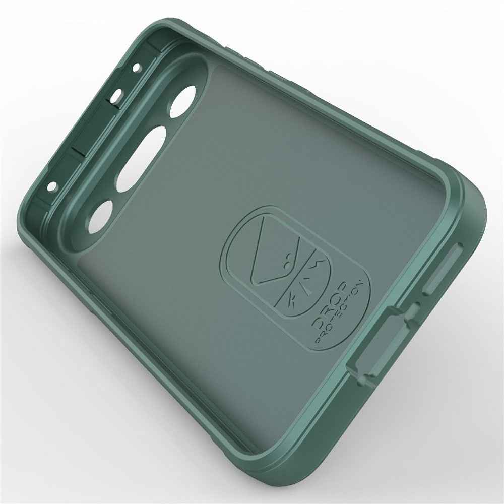For vivo X300 FE 5G Phone Case Anti-Drop Soft TPU Rugged Back Cover - Green
