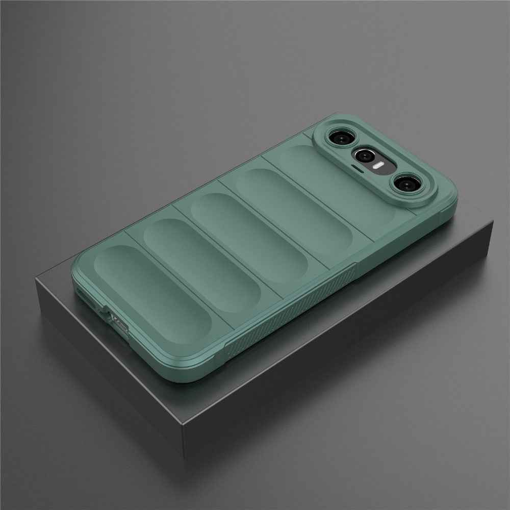 For vivo X300 FE 5G Phone Case Anti-Drop Soft TPU Rugged Back Cover - Green