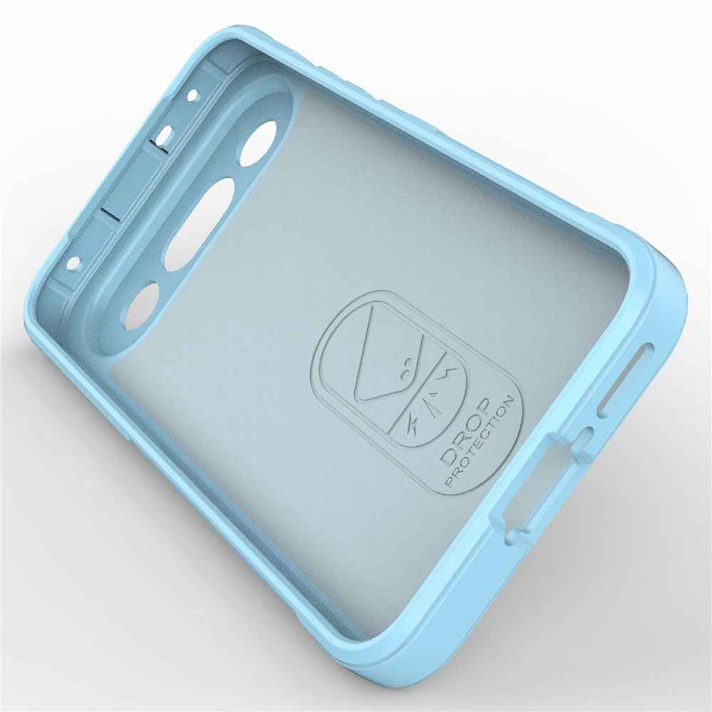 For vivo X300 FE 5G Phone Case Anti-Drop Soft TPU Rugged Back Cover - Baby Blue